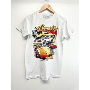 Chemistry Men's Short Sleeve Medium Graphic T-Shirt Tee Classic Chevy Corvette